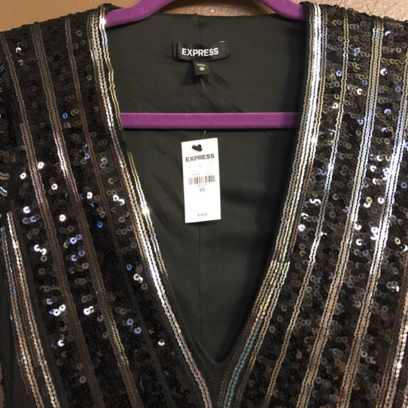 Express Sequin Dress - Picture 2 of 7